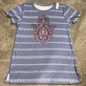 NWT Girls Size 12 Mudd Gamsa T Shirt Bright Colors